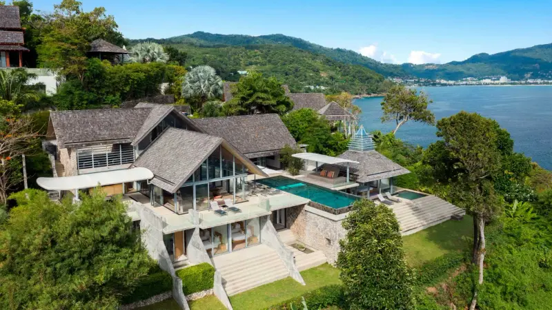 6 BR Cliffside Ocean-View Residence Phuket, Phuket, Thailand — photo 2 of 34