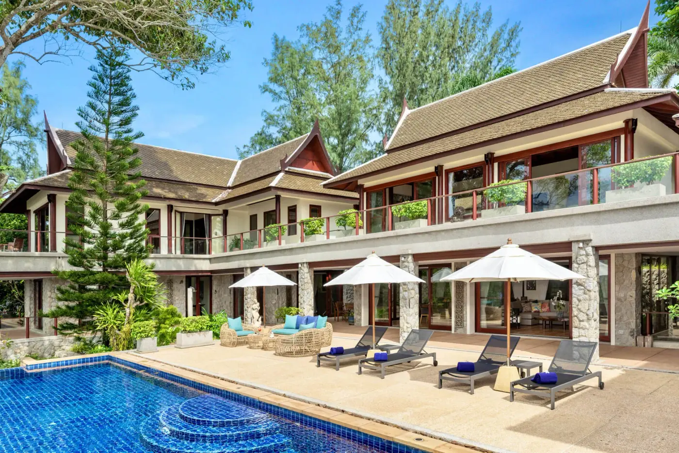 6 BR Ocean-View Cliffside Villa Phuket — luxury 6-bedroom villa in Phuket, Thailand