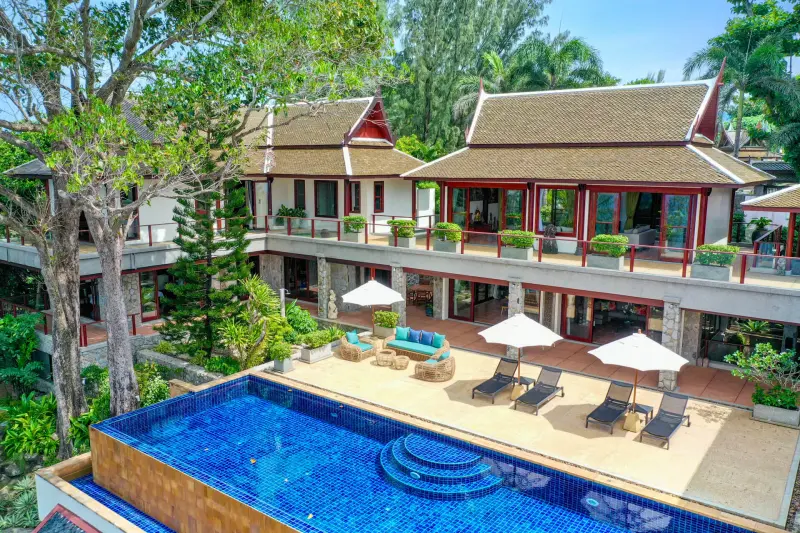 6 BR Ocean-View Cliffside Villa Phuket, Phuket, Thailand — photo 2 of 36