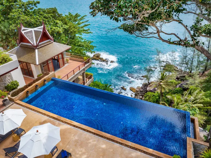 6 BR Ocean-View Cliffside Villa Phuket, Phuket, Thailand — photo 3 of 36