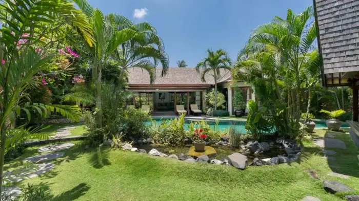 8 BR Beachfront Tropical Garden Estate Seminyak — luxury villa in Seminyak, Bali