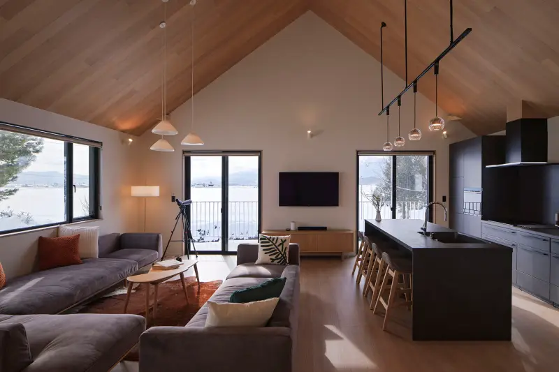 3 BR Mountain-View Contemporary Chalet Furano, Nakafurano, Furano, Japan — photo 2 of 17