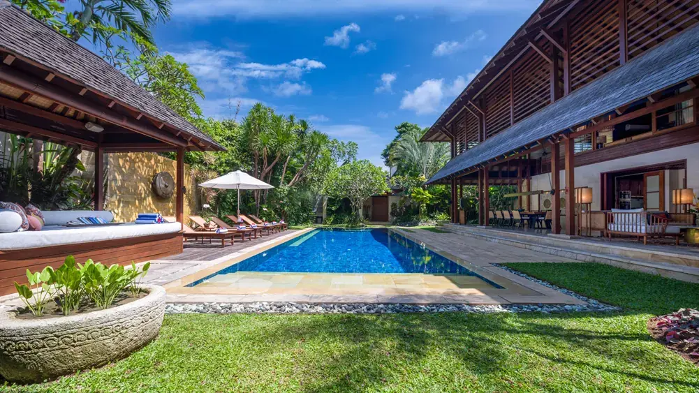 5 BR Tropical Garden Pavilion Villa Seminyak — luxury 5-bedroom villa in Seminyak, Bali, Indonesia