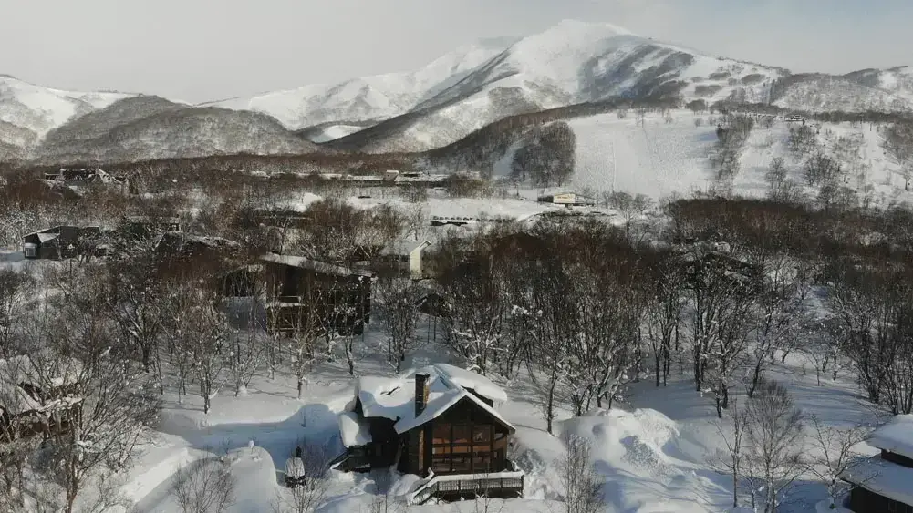 4 BR Mountain-View Stone Chalet Niseko — luxury 4-bedroom chalet in Niseko, Japan