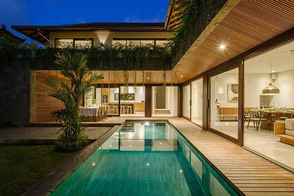 3 BR Tropical-Modern Courtyard Villa Canggu — luxury 3-bedroom villa in Canggu, Bali, Indonesia