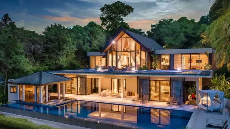 5 BR Bay-View Architect-Designed Villa Phuket, Phuket, Thailand — photo 2 of 14