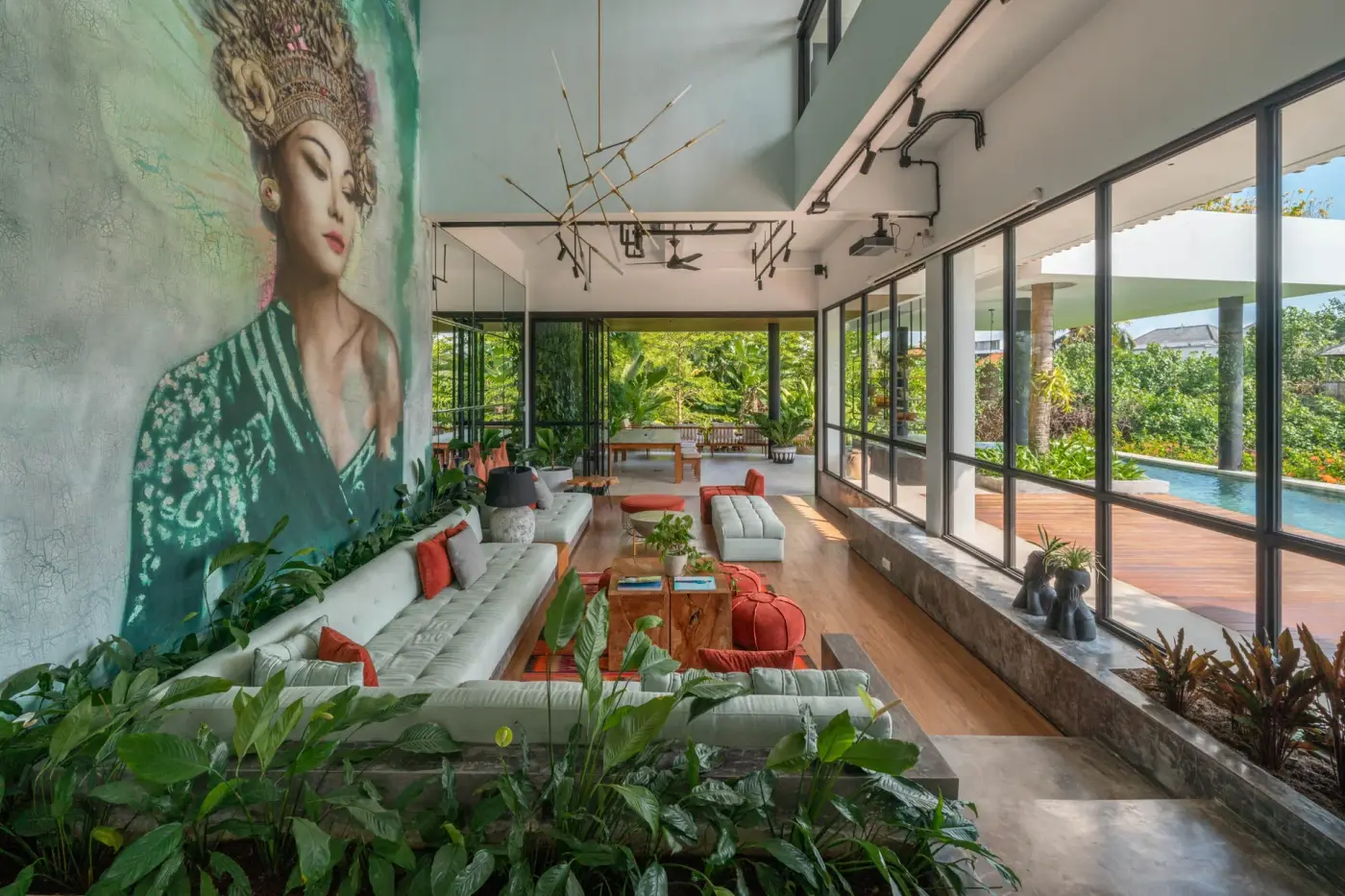 5 BR Tropical-Modern Garden Villa Canggu — luxury 5-bedroom villa in Canggu, Bali, Indonesia