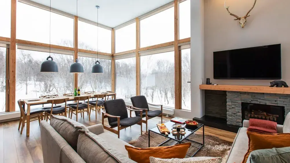 3 BR Glass Fireplace Chalet Niseko, Niseko, Japan — photo 2 of 15