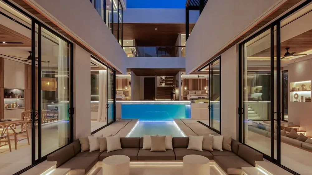 6 BR Contemporary Courtyard Villa Canggu, Canggu, Bali, Indonesia — photo 3 of 14