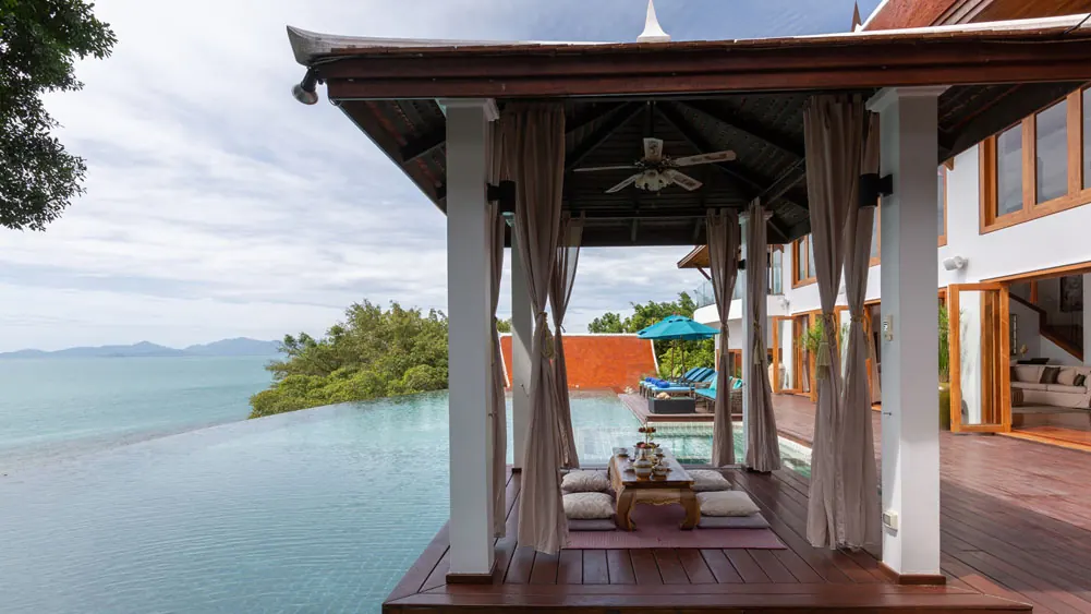 7 BR Cliffside Ocean-View Villa Koh Samui, Koh Samui, Thailand — photo 3 of 15
