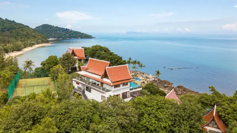 7 BR Cliffside Ocean-View Villa Koh Samui, Koh Samui, Thailand — photo 2 of 15
