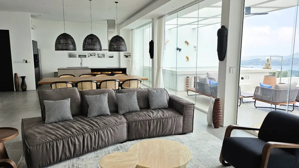 3 BR Ocean-View Hilltop Villa Koh Samui — luxury 3-bedroom villa in Koh Samui, Thailand