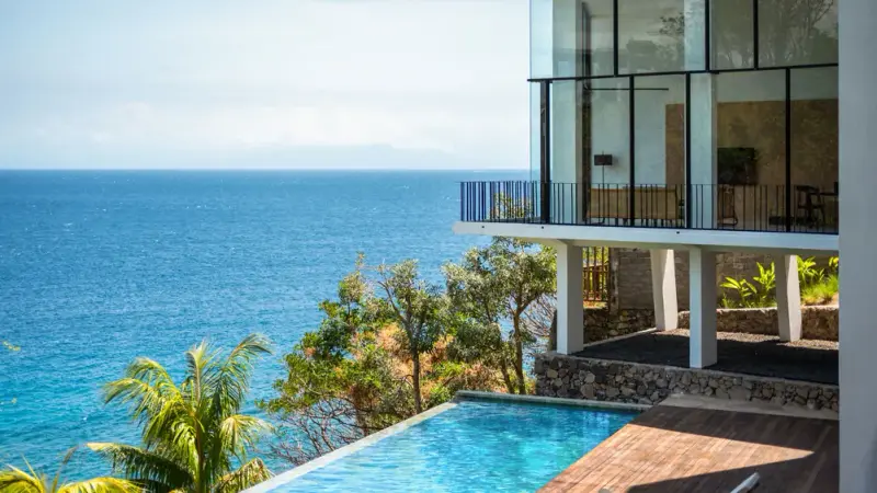 4 BR Cliffside Volcano-View Villa Lombok, Lombok, Indonesia — photo 2 of 15