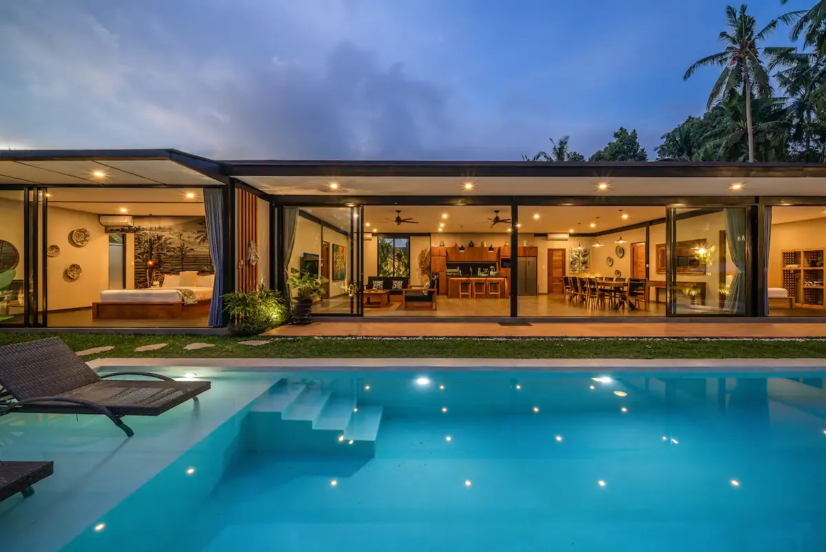 5 BR Rice-Field Tropical-Modern Villa Ubud — luxury villa in Ubud, Bali