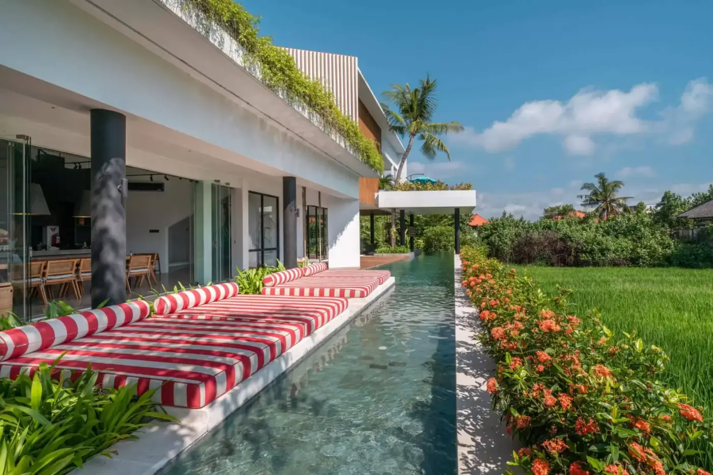 5 BR Rice-Field Cinema Villa Canggu — luxury 5-bedroom villa in Canggu, Bali, Indonesia