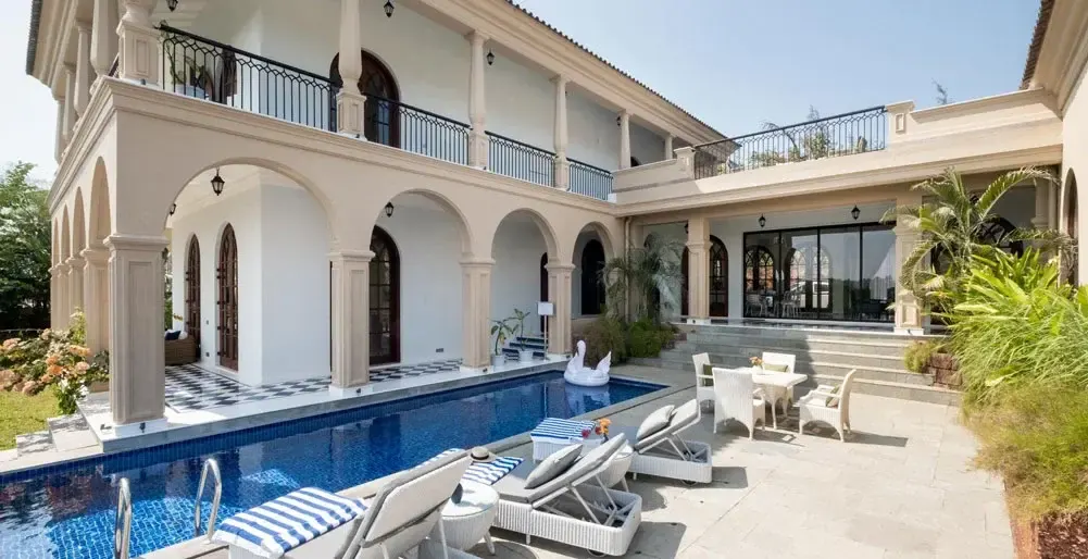 5 BR Mediterranean Courtyard Residence Goa — luxury 5-bedroom villa in Goa, India