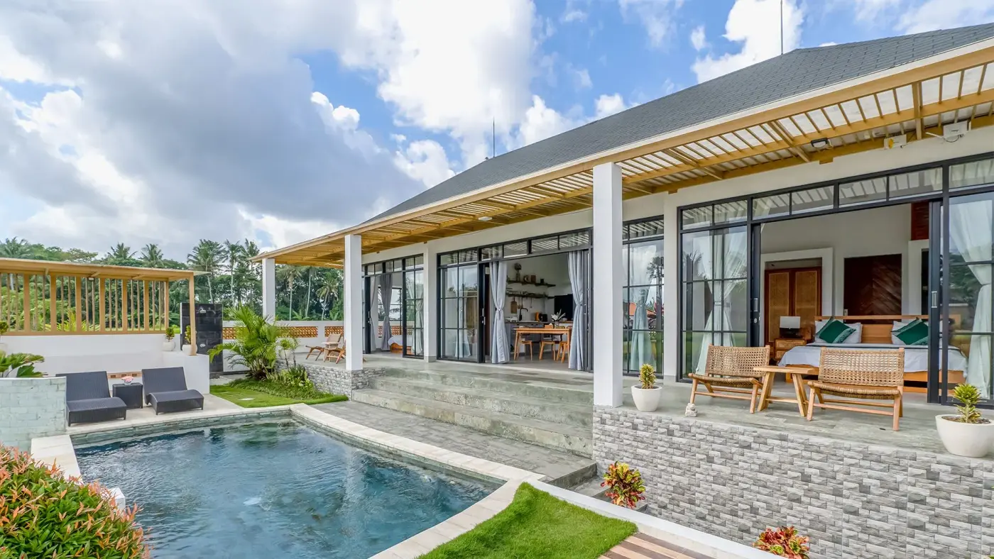 2 BR Rice-Field Pool Villa Ubud — luxury 2-bedroom villa in Ubud, Bali, Indonesia