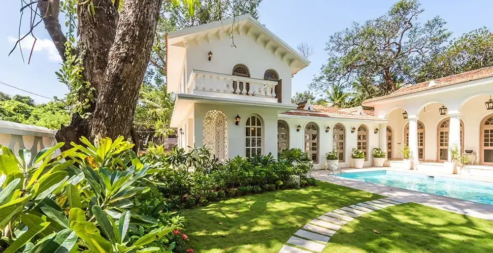 4 BR Colonial Tropical Garden Villa Goa — luxury 4-bedroom villa in Goa, India