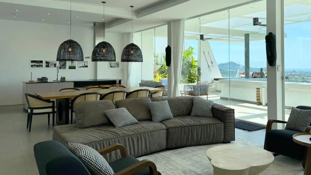 4 BR Ocean-View Infinity-Pool Villa Koh Samui — luxury 4-bedroom villa in Koh Samui, Thailand