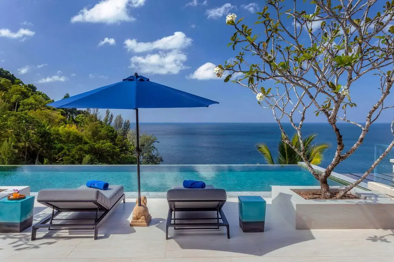 5 BR Cliffside Ocean-View Villa Phuket — luxury 5-bedroom villa in Phuket, Thailand