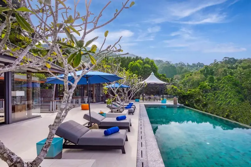 5 BR Cliffside Ocean-View Villa Phuket, Phuket, Thailand — photo 2 of 30