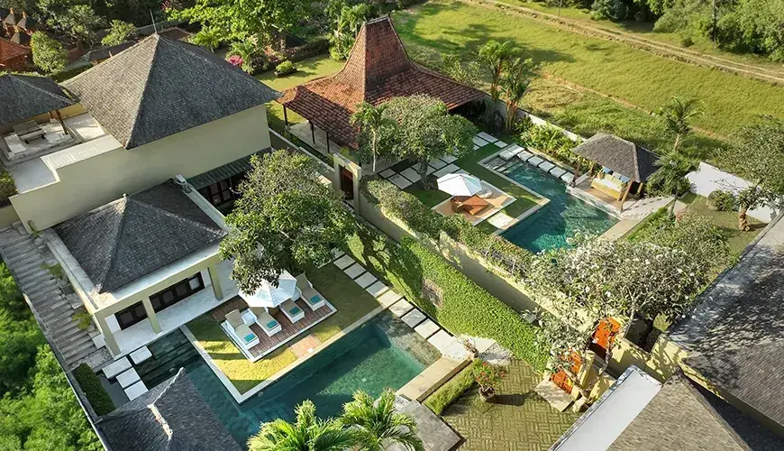 7 BR Joglo Rice-Field Villa Canggu — luxury 7-bedroom villa in Canggu, Bali, Indonesia